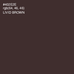 #402E2E - Livid Brown Color Image